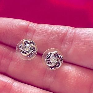 Brighton silver earrings